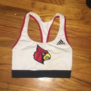 Louisville Ladybird White Adidas Crop Top